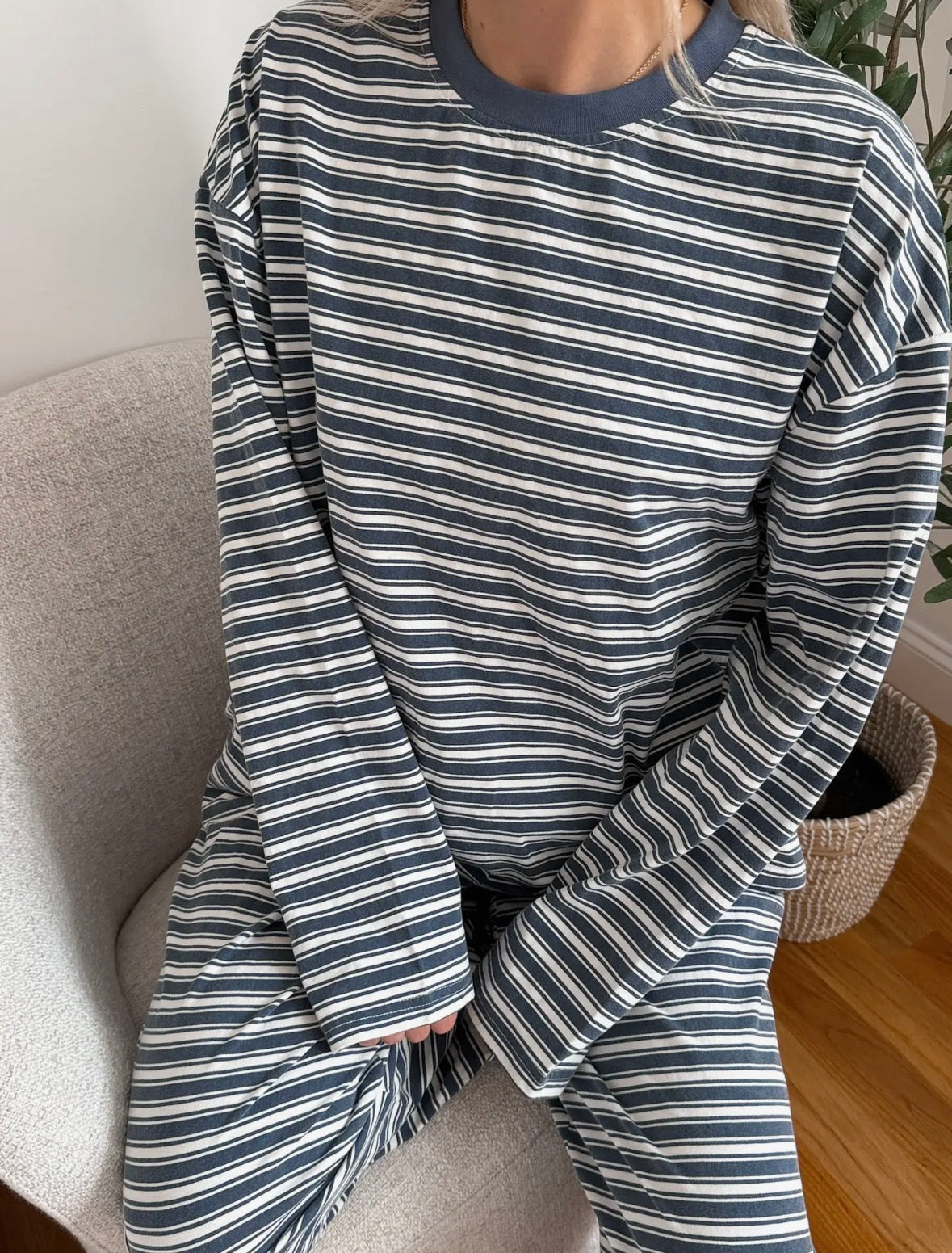 PREORDER - Billie Stripped Top Sunkissed Coconut