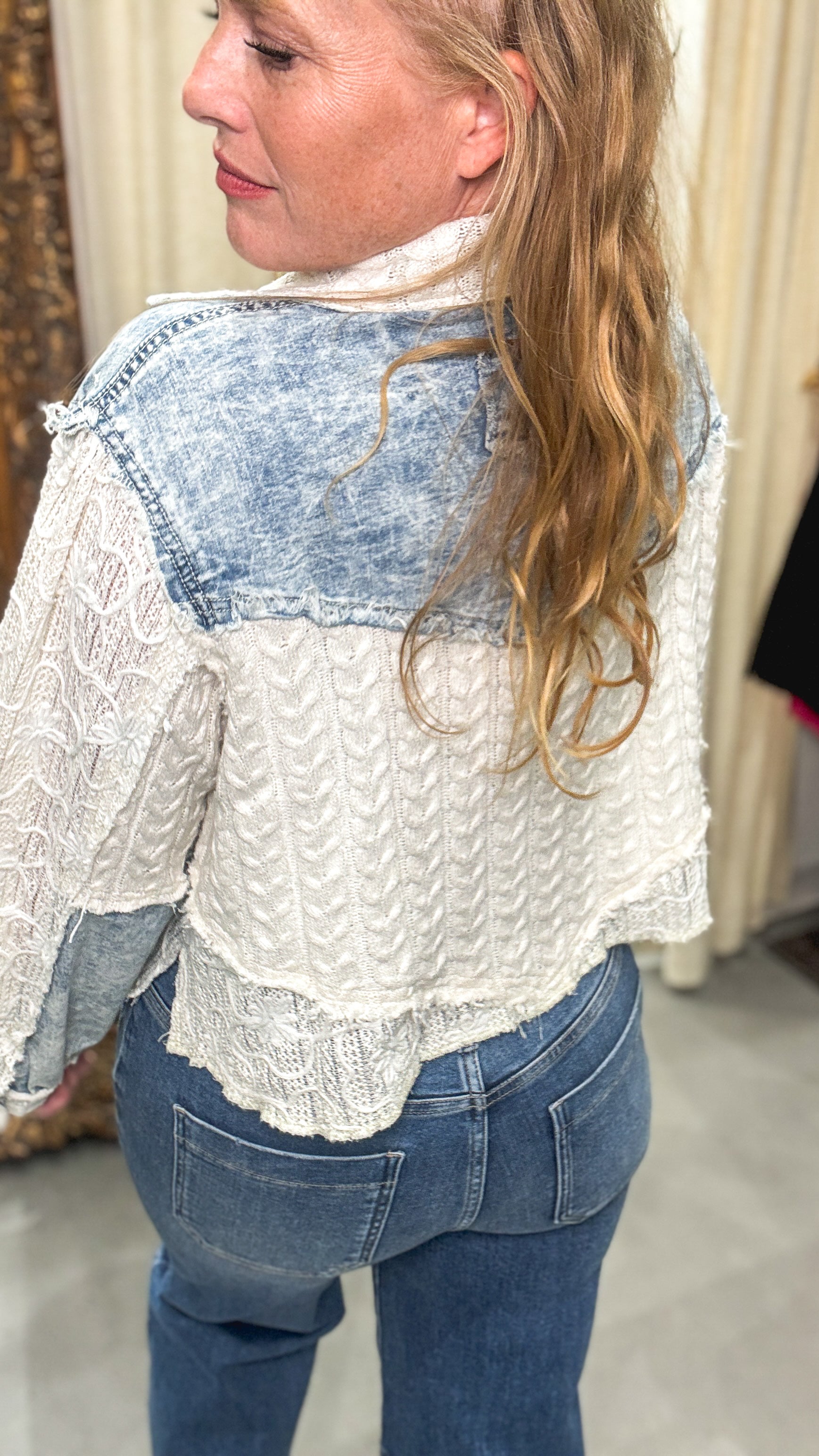 Seasons Embroidered Shacket