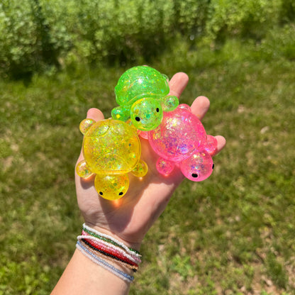 Squishy Toy - Glitter Turtle
