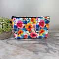 Pouch - Checkered Floral