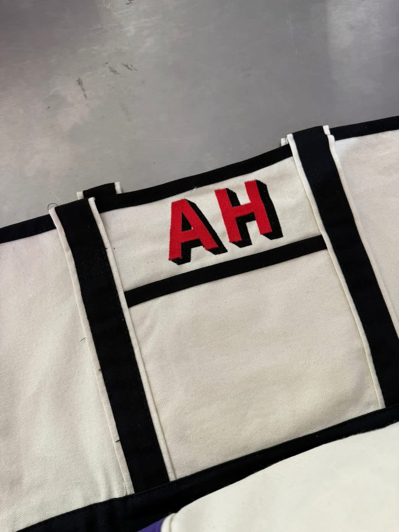Embroidered Canvas Tote