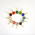 Bezel Set Birthstone Charms
