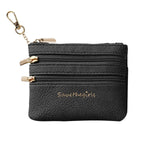 Black - (3) Zippered Pouch (Hardware: Gold)