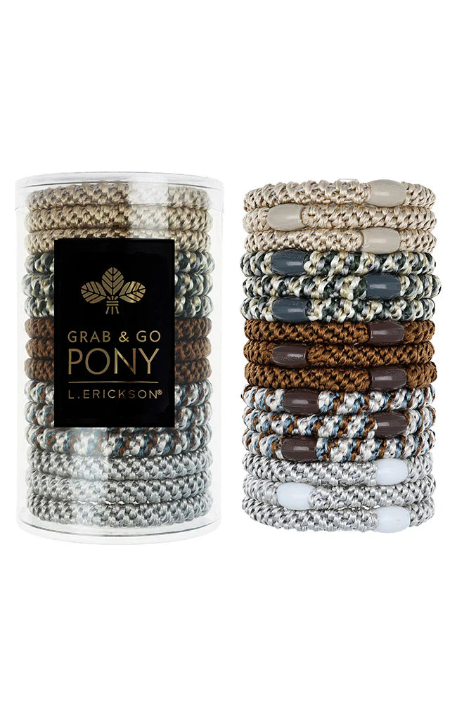 Luxe Hair Tie Tubes - 15 Pack