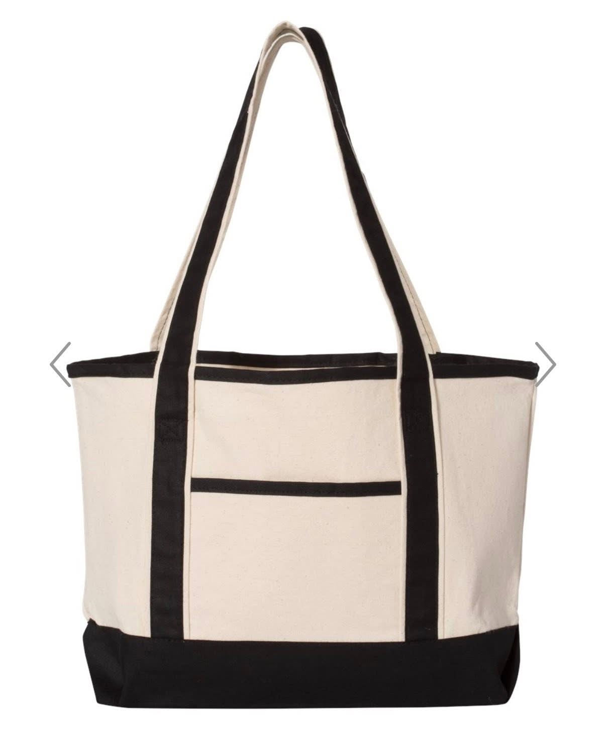 Embroidered Canvas Tote