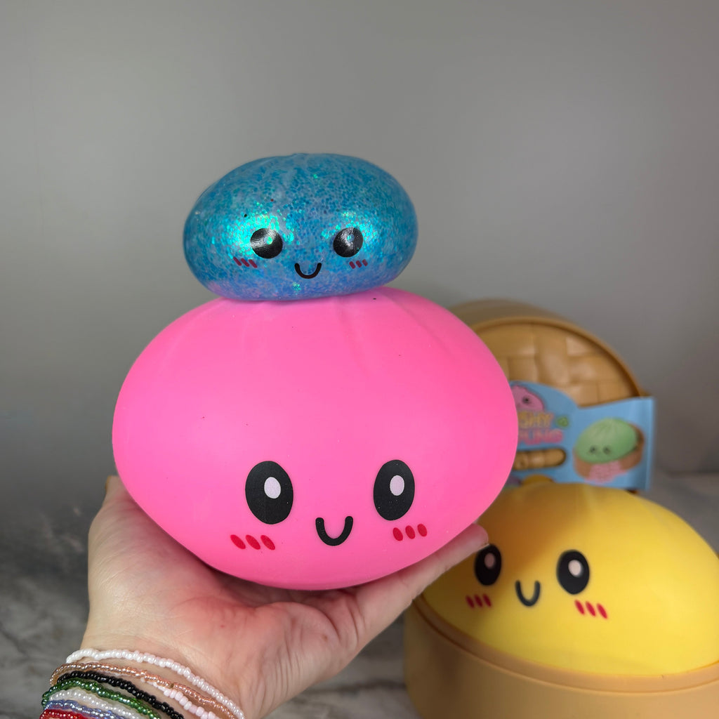 Squishy Toy - XL Dumpling, Quick Squeeze Solid