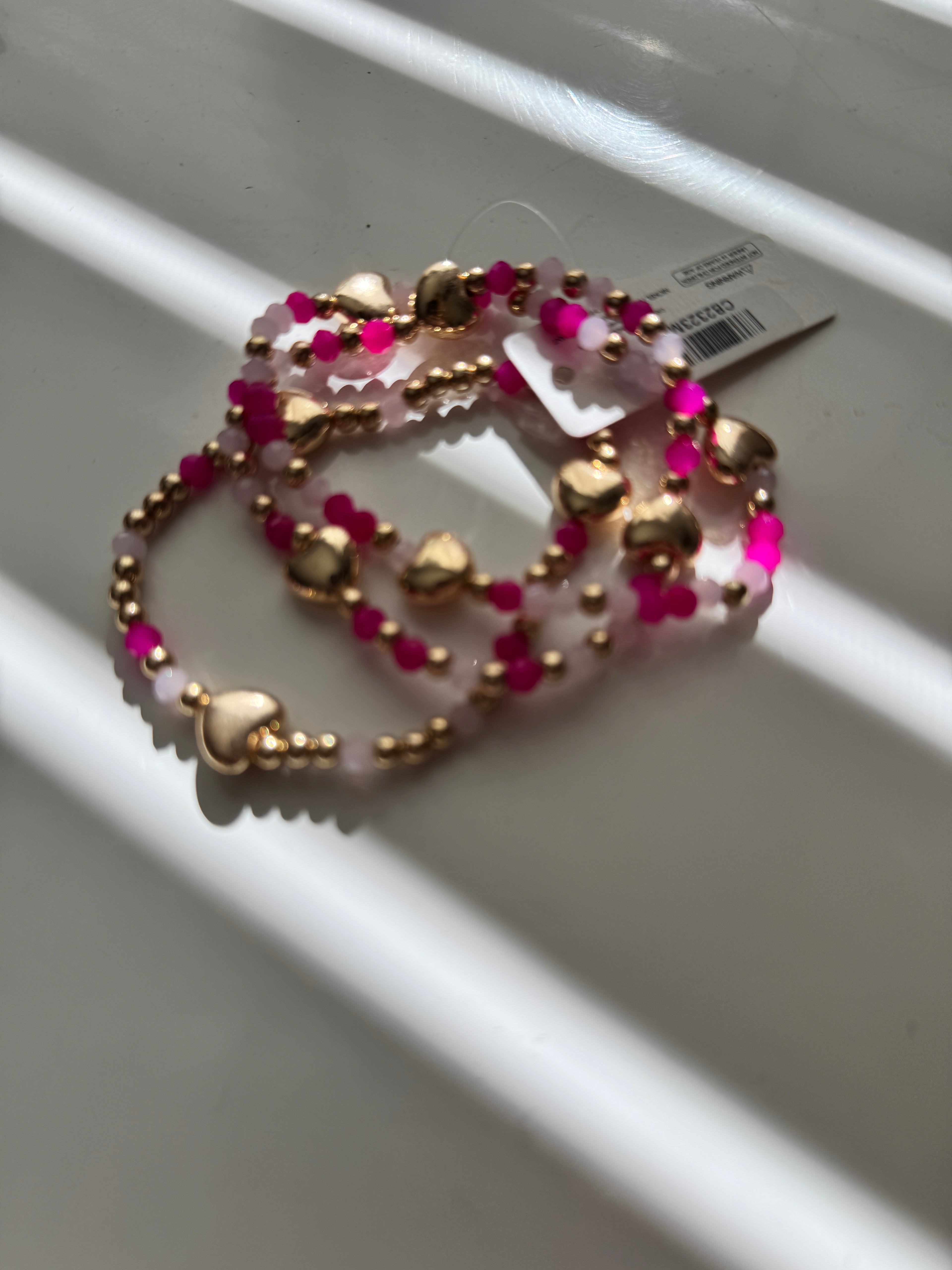 Touch of Pink Bracelet Stacks