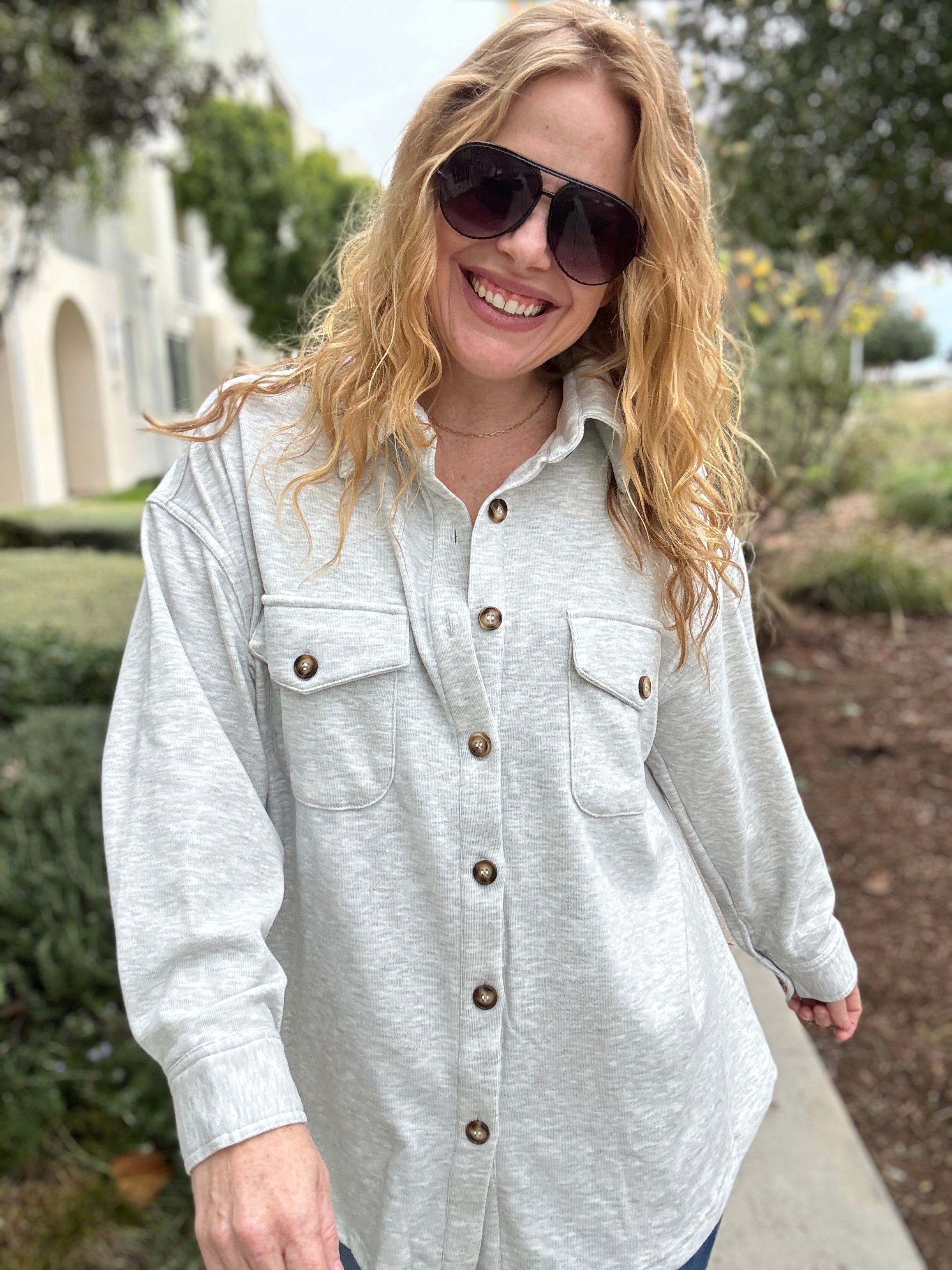 Big Love Grey Shacket