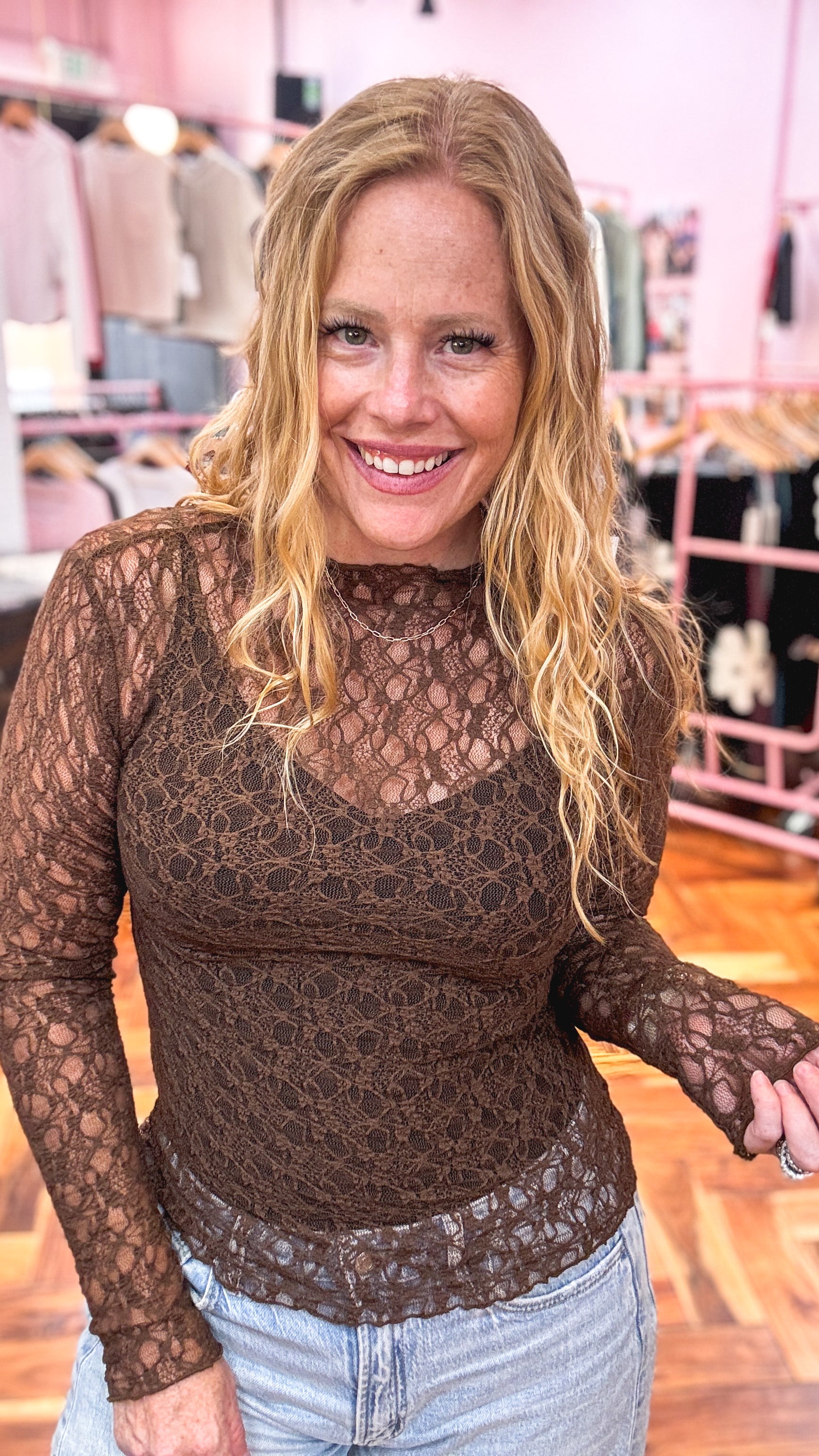 Luck Be a Lady Lace Top