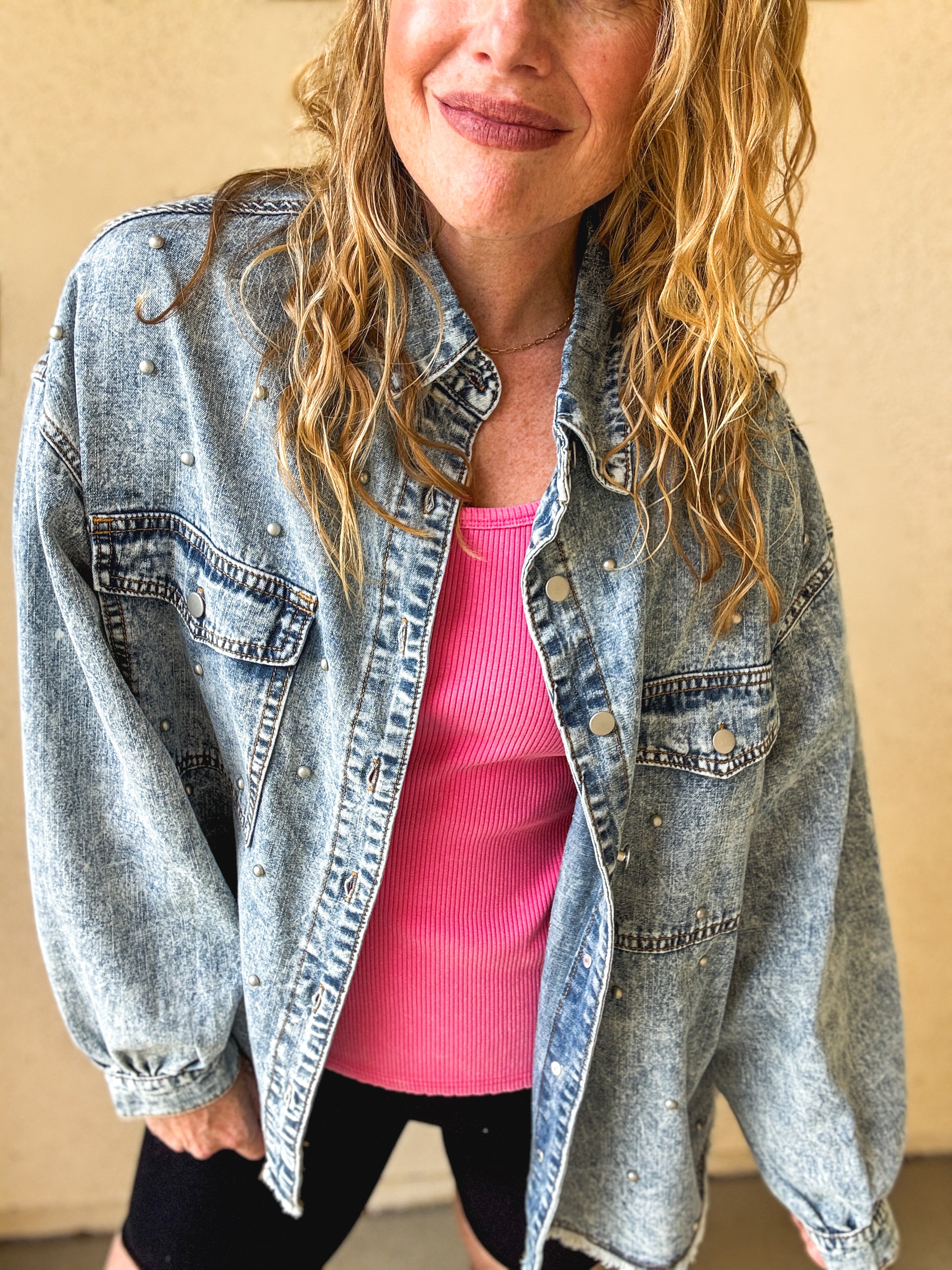 Smarty Pants Denim Shacket