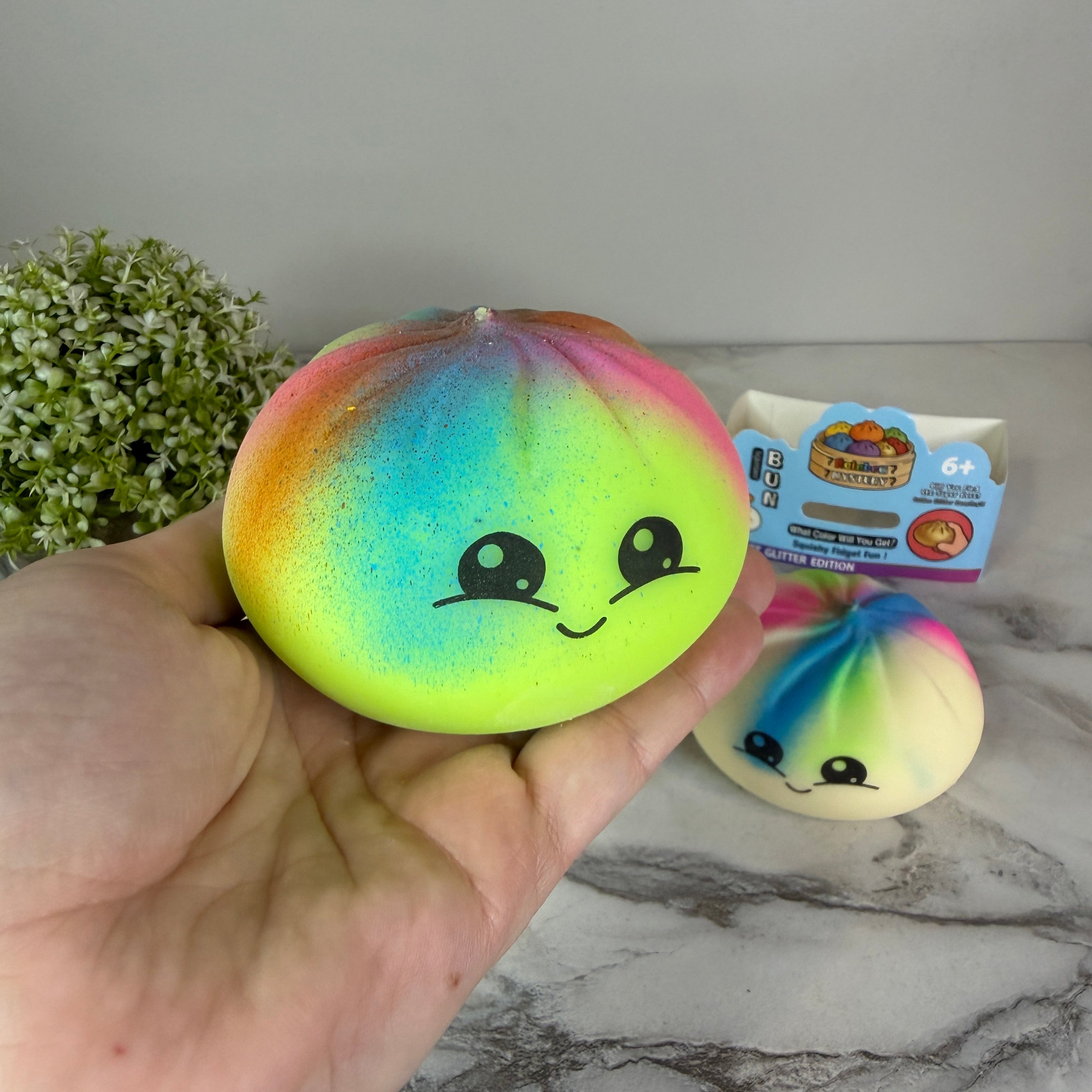 Squishy Toy - Viral Dumpling, Multi Color + New Face