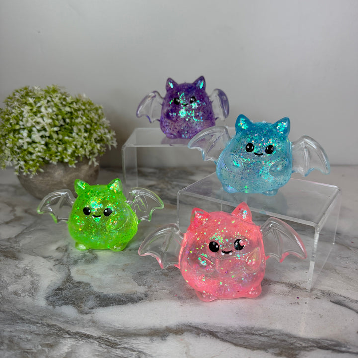 Squishy Toy - Halloween Glitter Bat - PREORDER