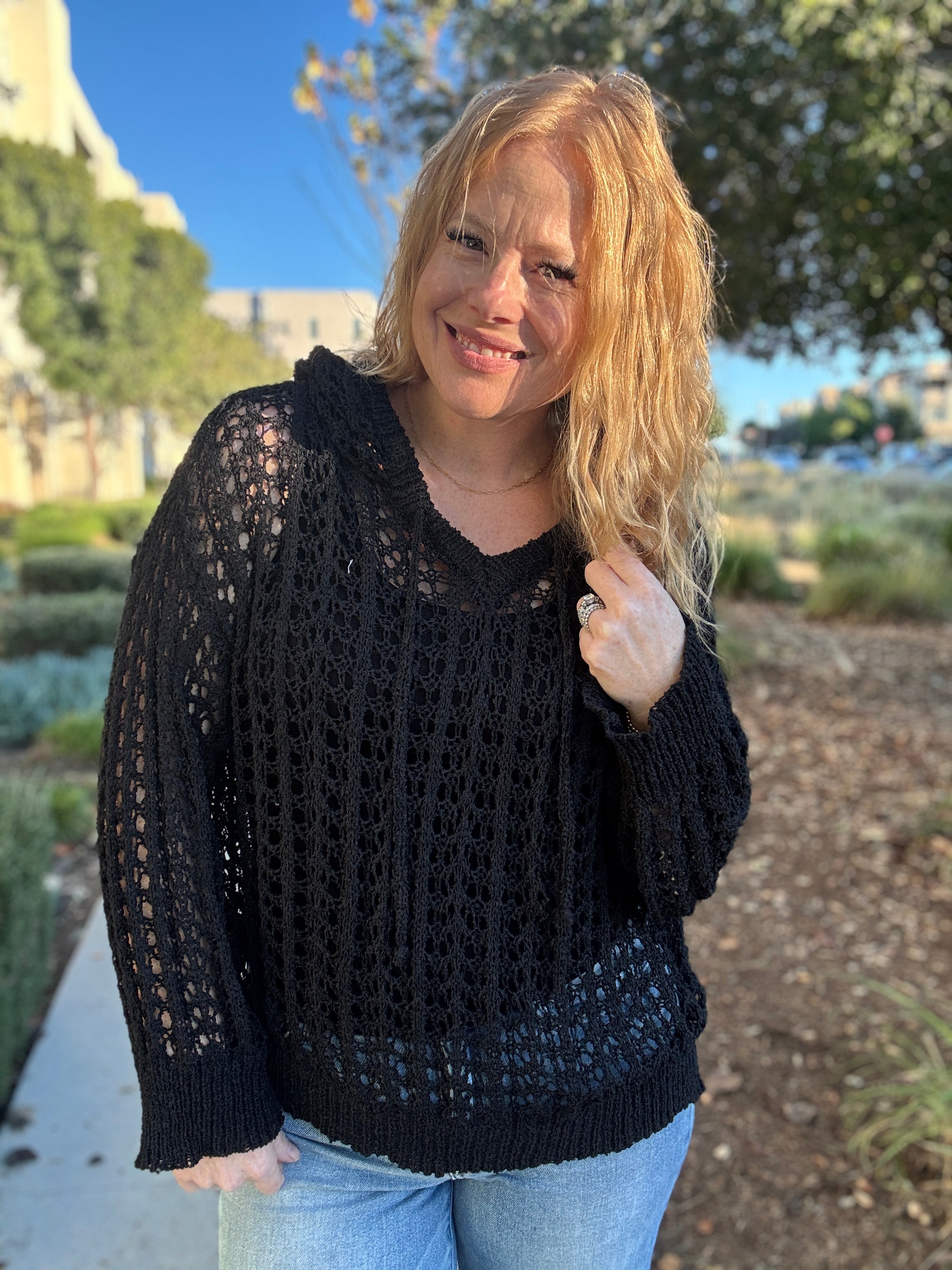 Barefoot Soul Crochet Knit Sweater