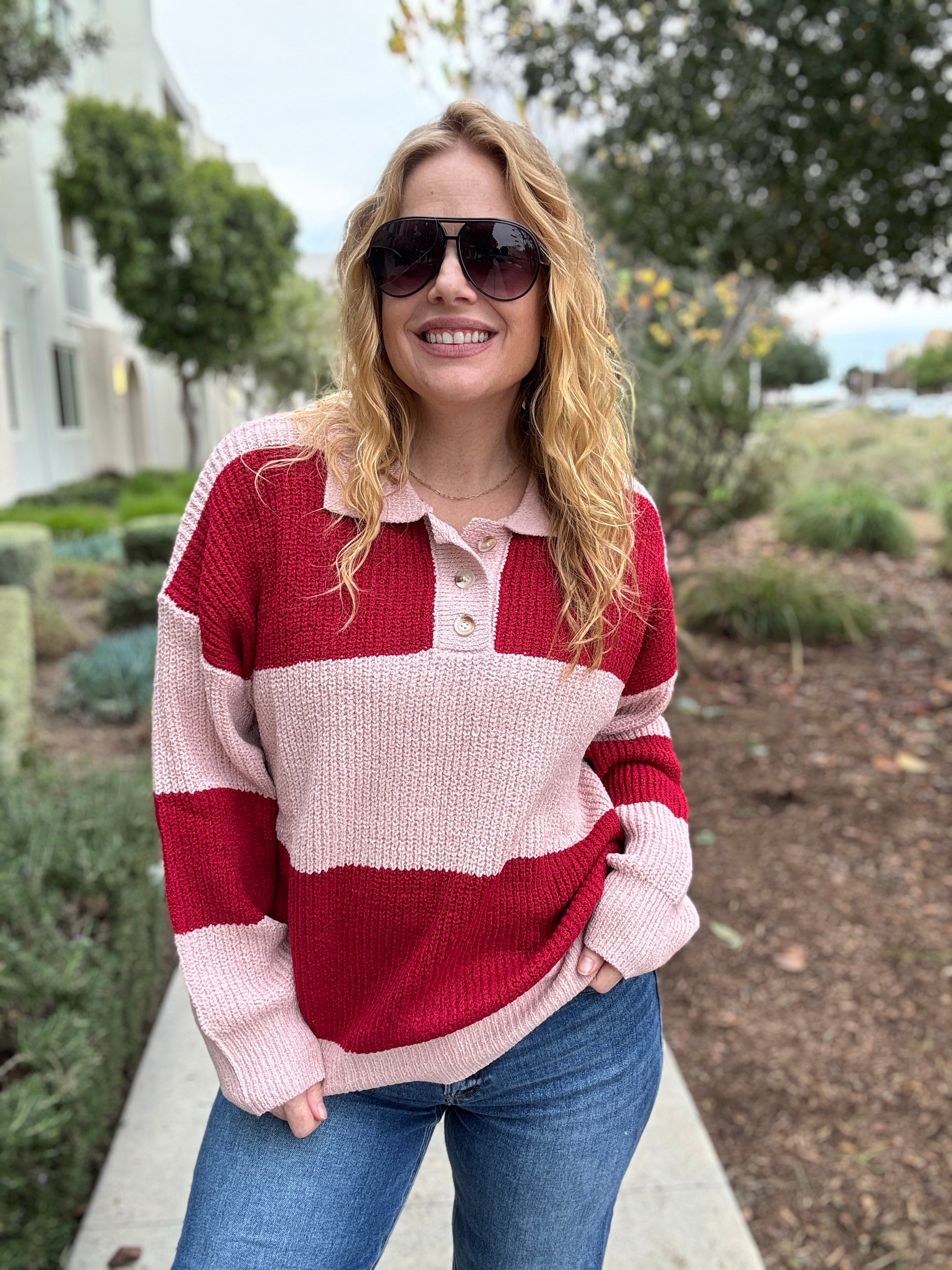 Candy Striper Sweater