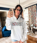 Embroidered Sports 1/2 Zip