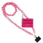 Hot Pink Chain - Hot Pink Pouch (Hardware: Gold)