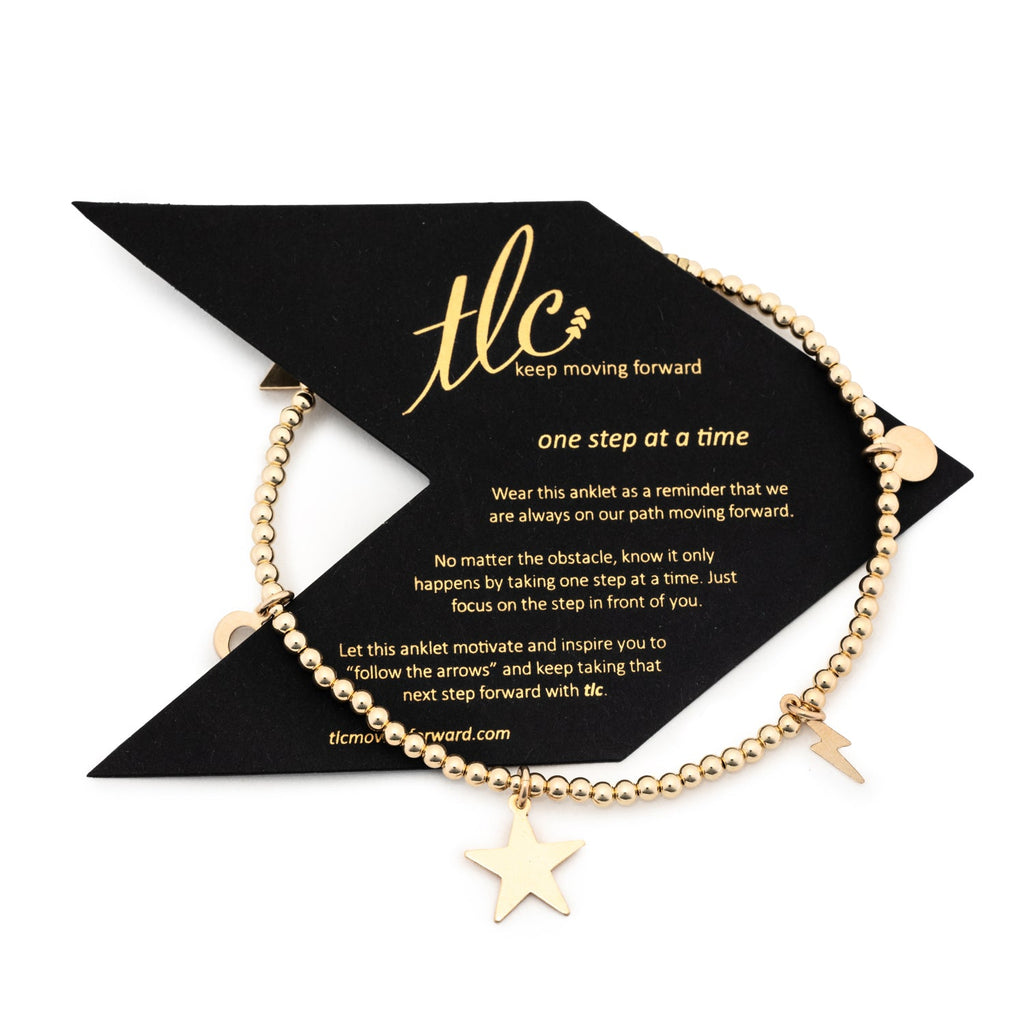 Celestial - Gold Filled Charmed Anklet