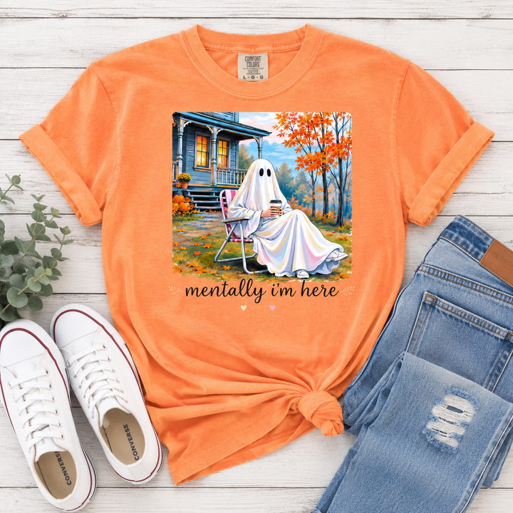 Mentally I'm Here Ghost Tee
