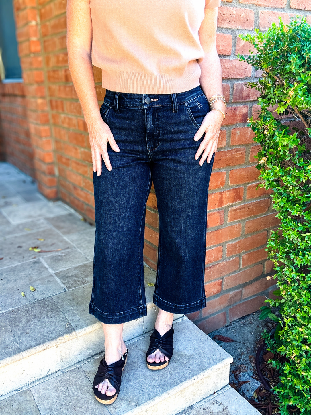 Tropic Like It's Hot Cropped Denim