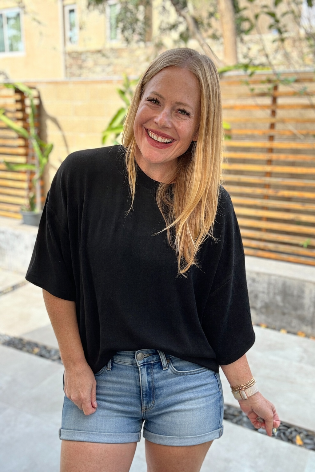 Maisy Denim Shorts with Cell Phone Back Pockets