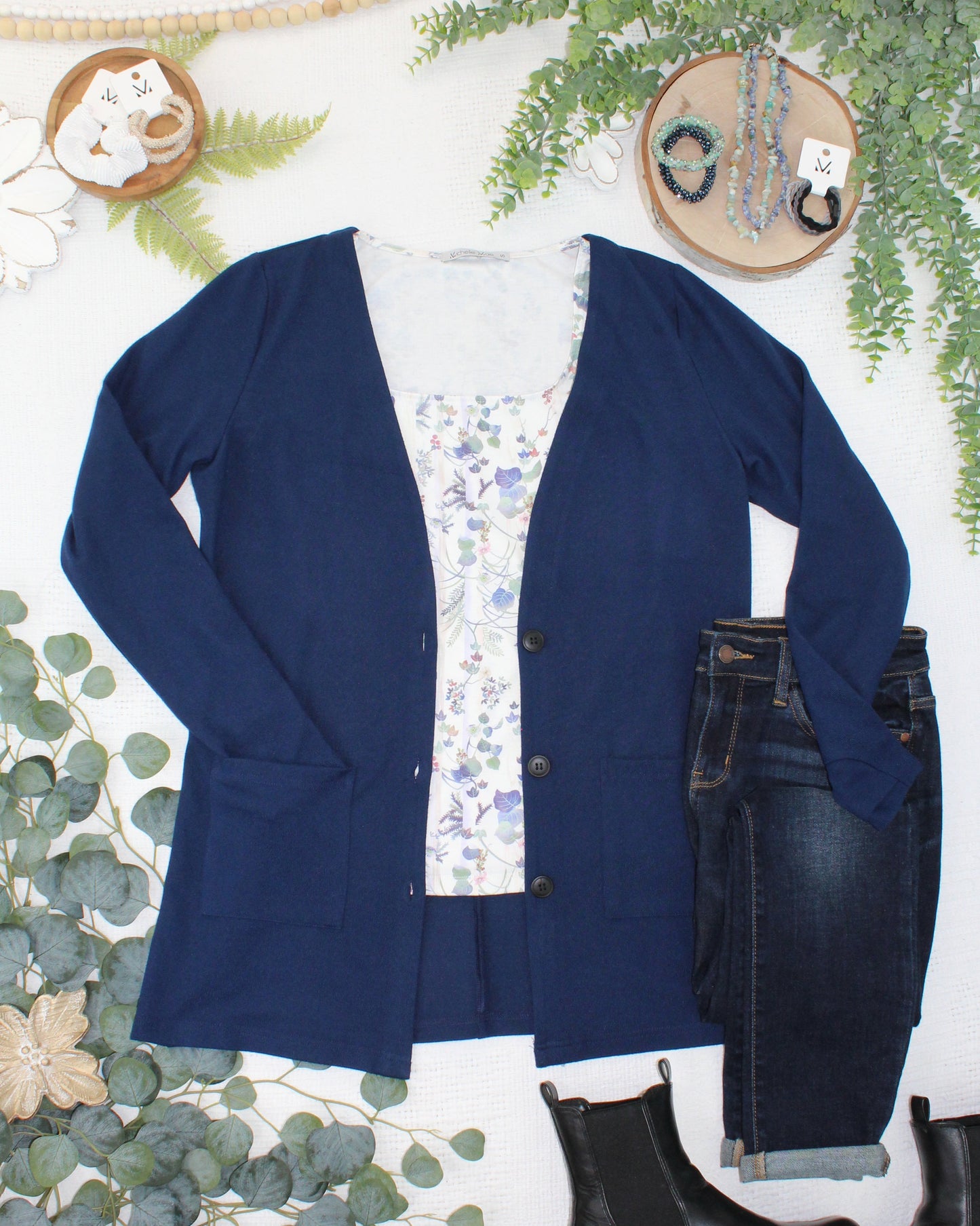 Cori Cardigan - Navy