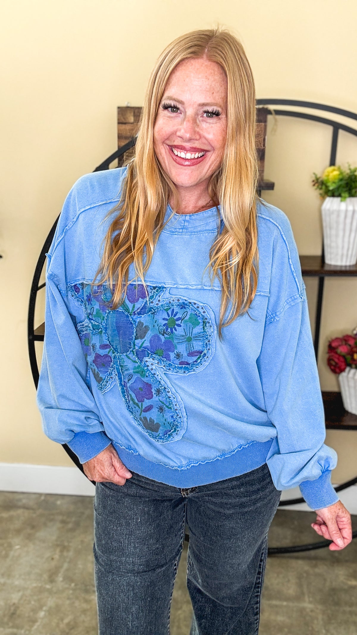 Daydream Bloom Mineral Wash Hoodie