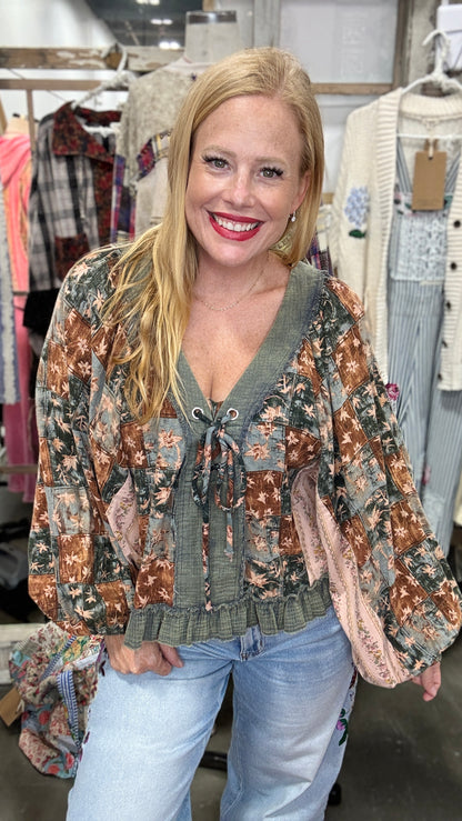 Miranda Babydoll Blouse by POL
