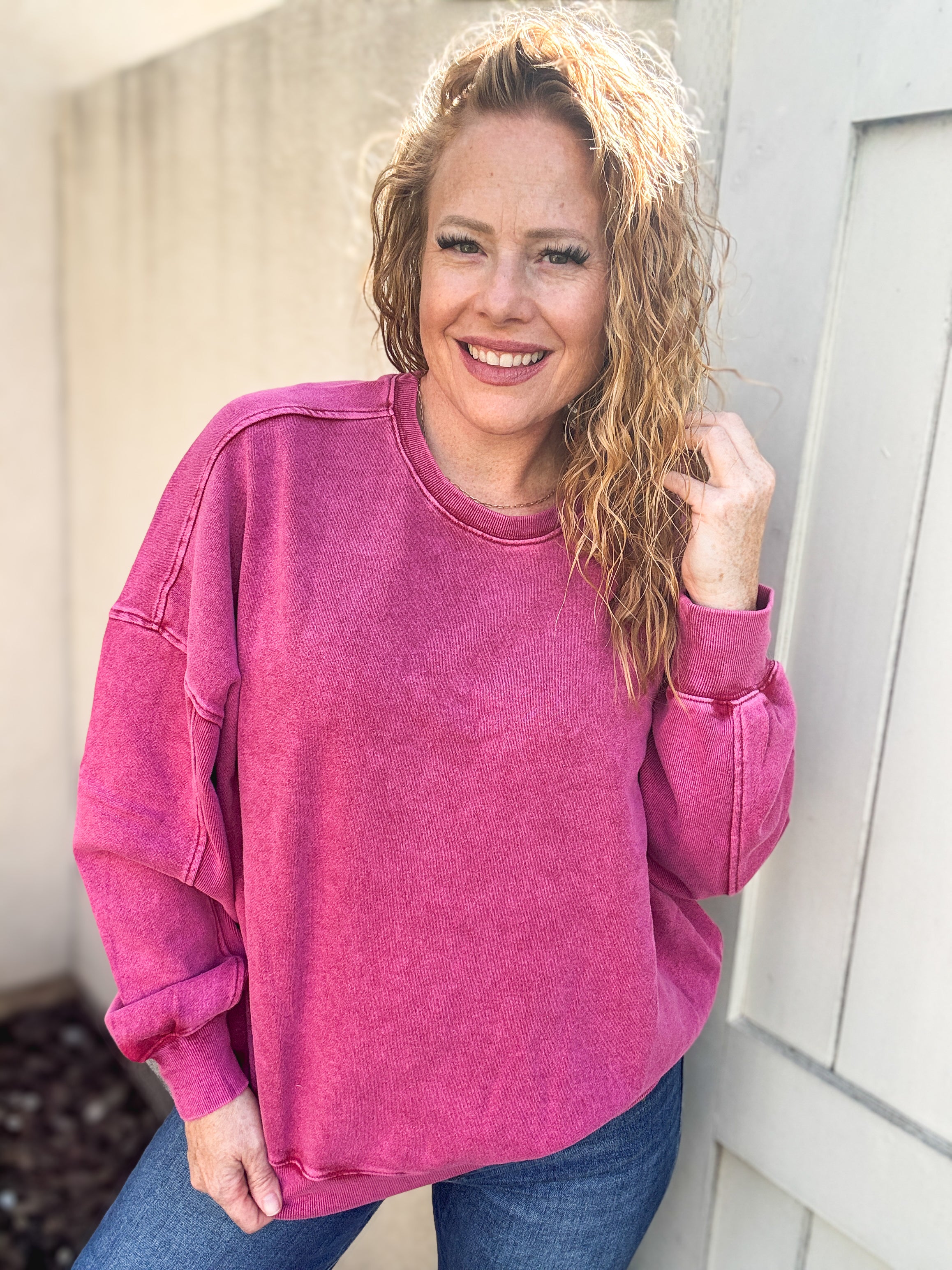 Spring Make Up Your Mind Crewneck