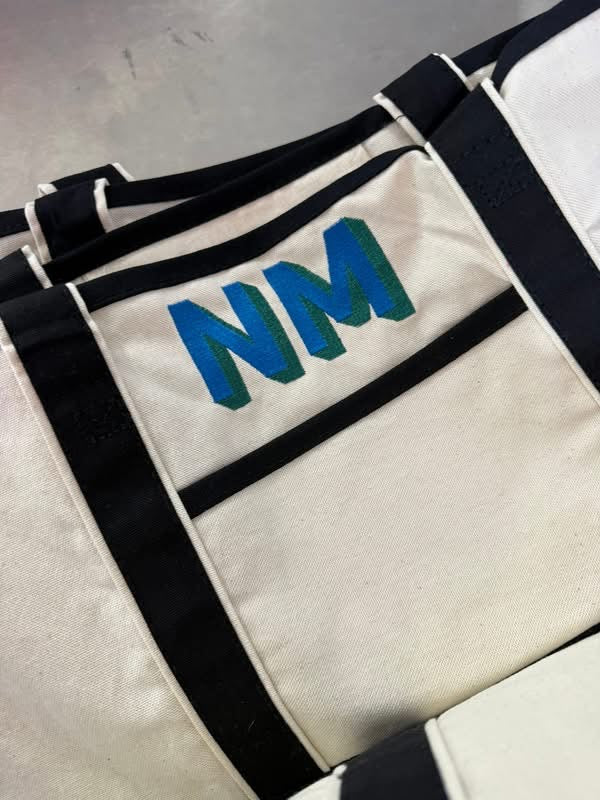 Embroidered Canvas Tote