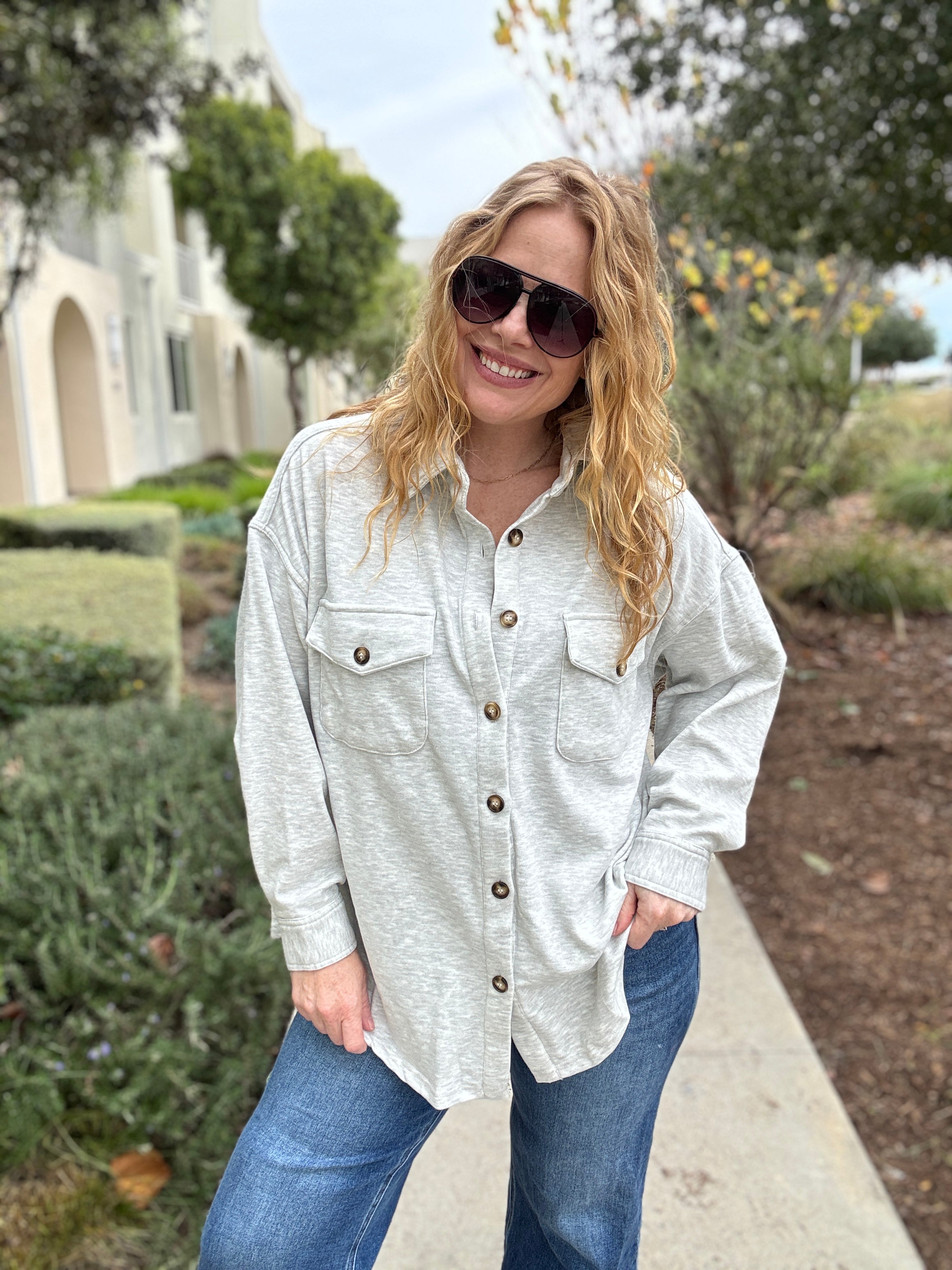 Big Love Grey Shacket