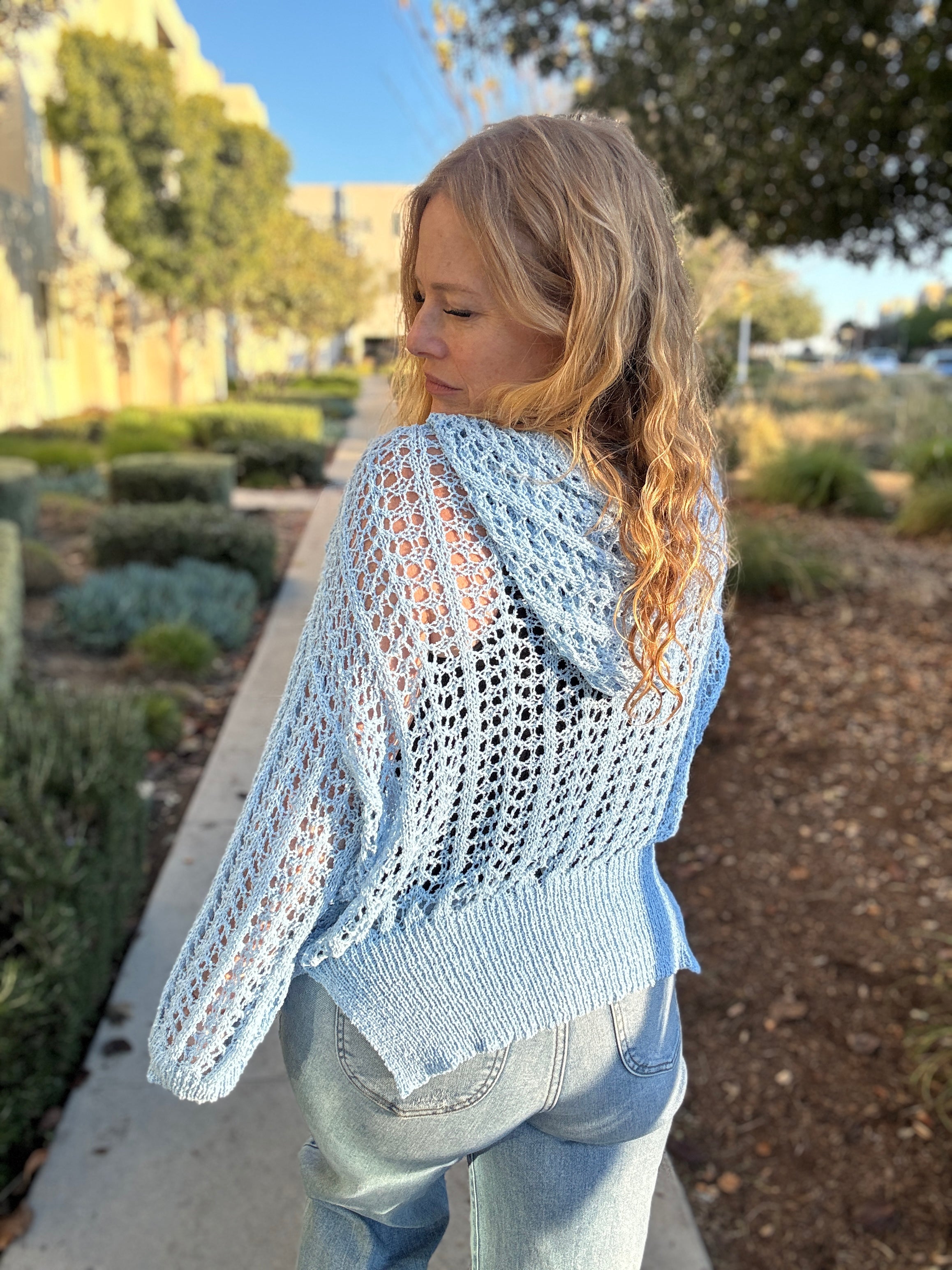 Barefoot Soul Crochet Knit Sweater