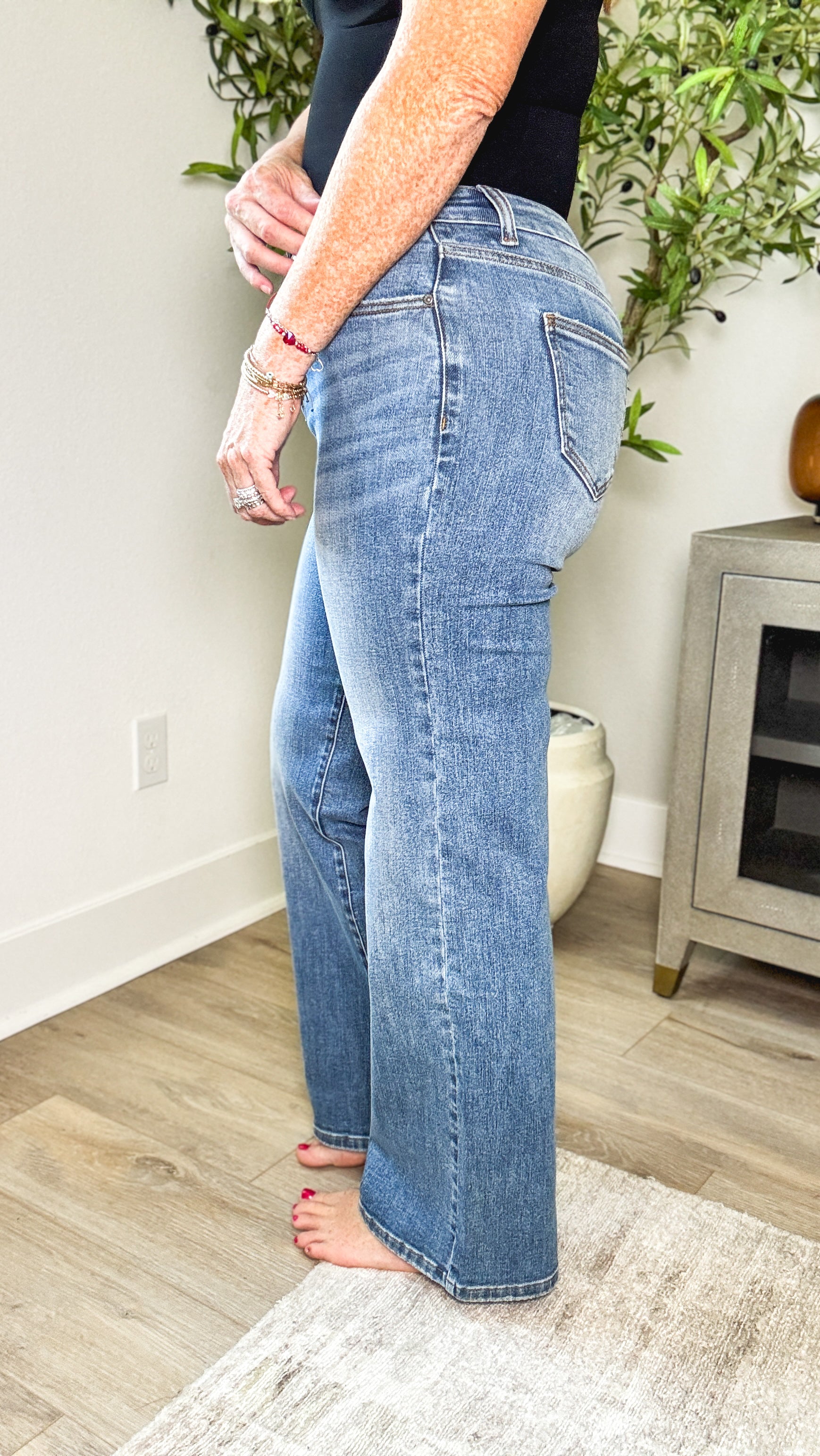 Long Story Short Wide Leg Jeans