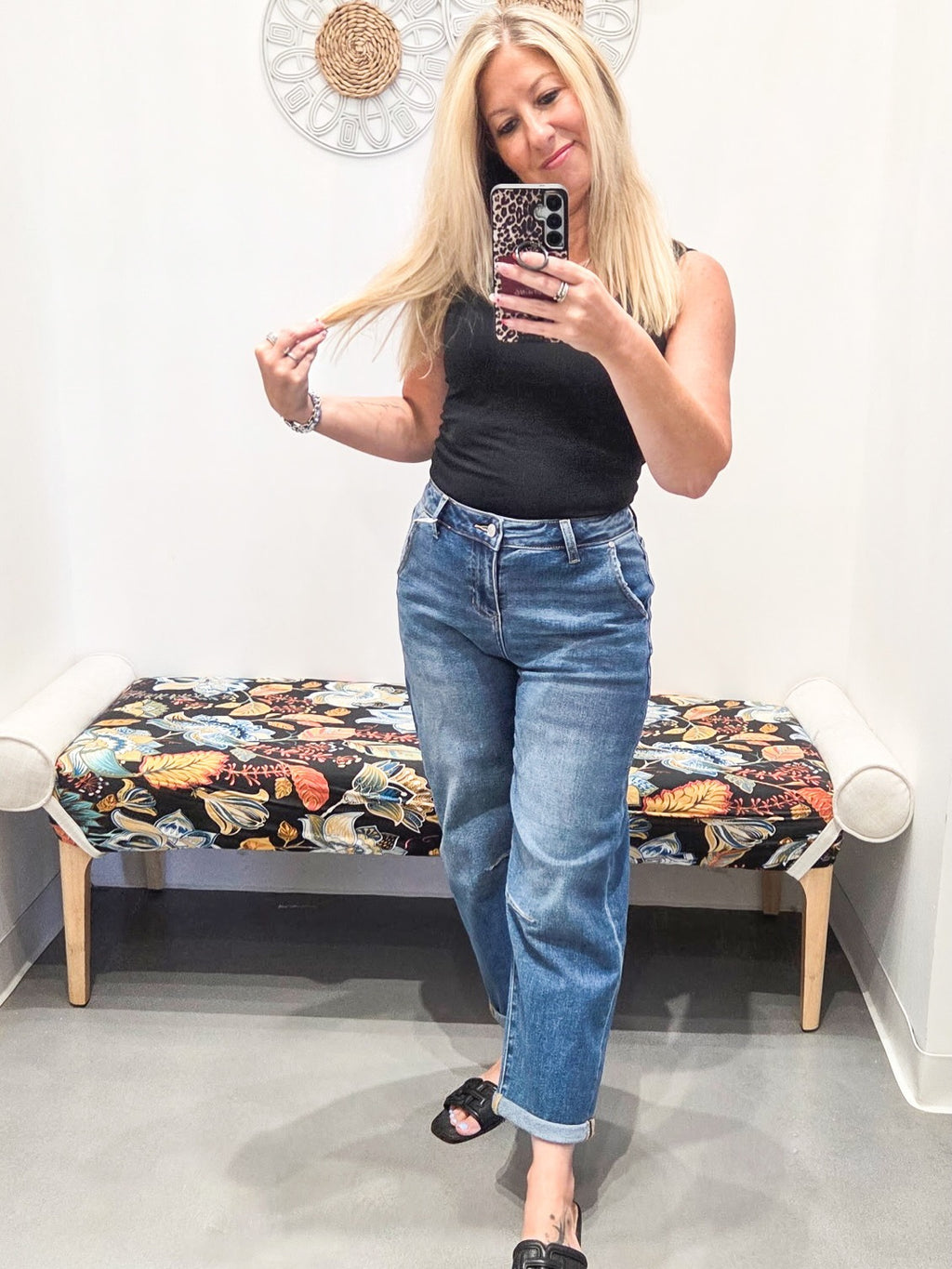 High Rise Barrel Jean