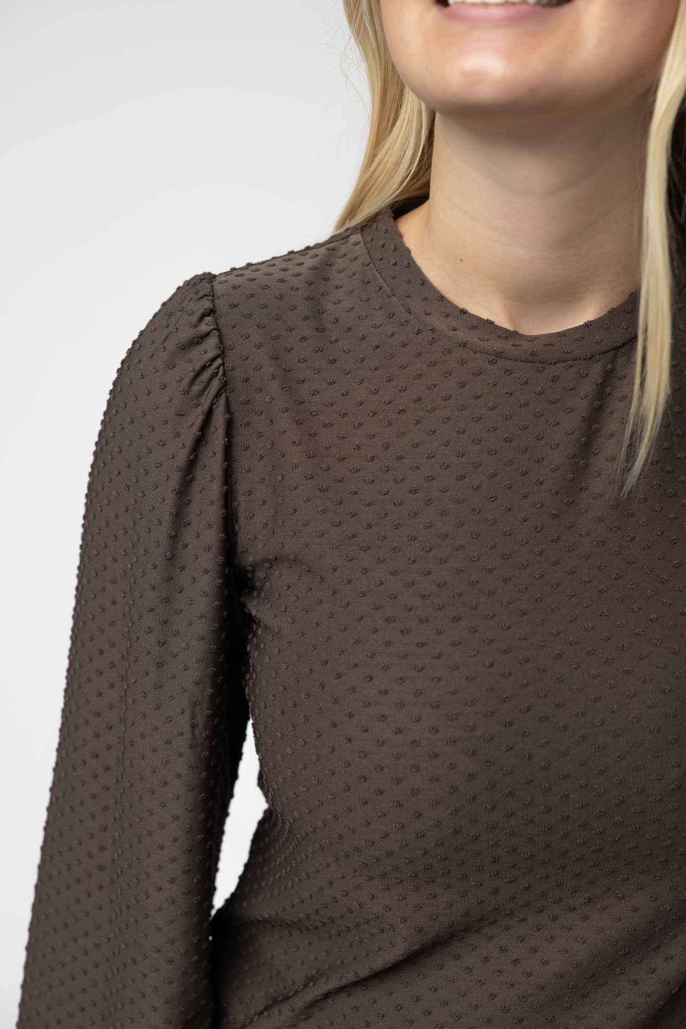 Miranda Dot Top - Brown