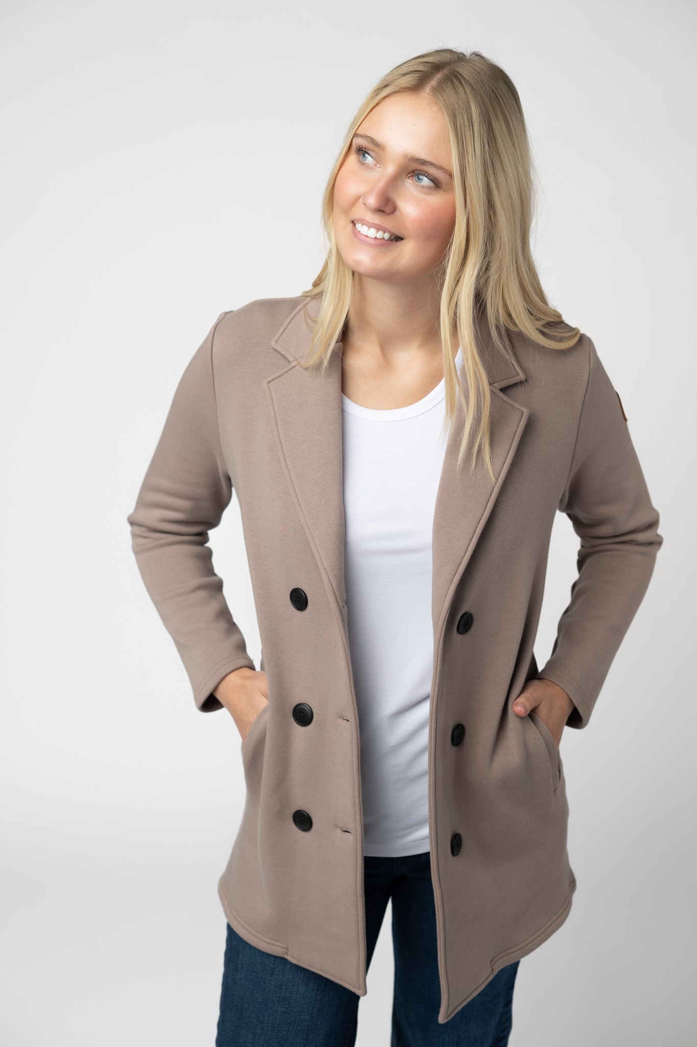 Scarlett Sweater Jacket - Mocha