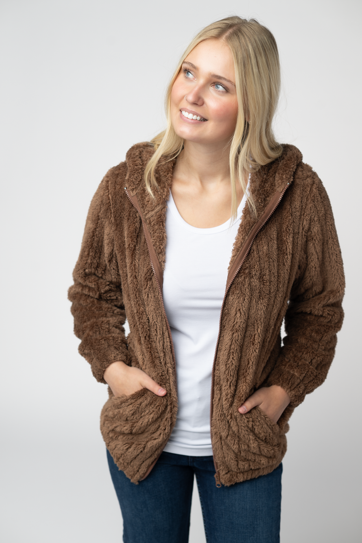 Cozy Sherpa Fullzip - Mocha