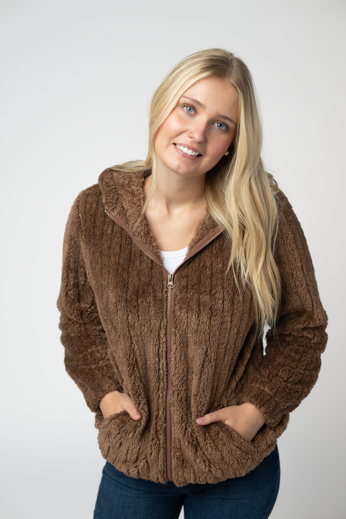 Cozy Sherpa Fullzip - Mocha