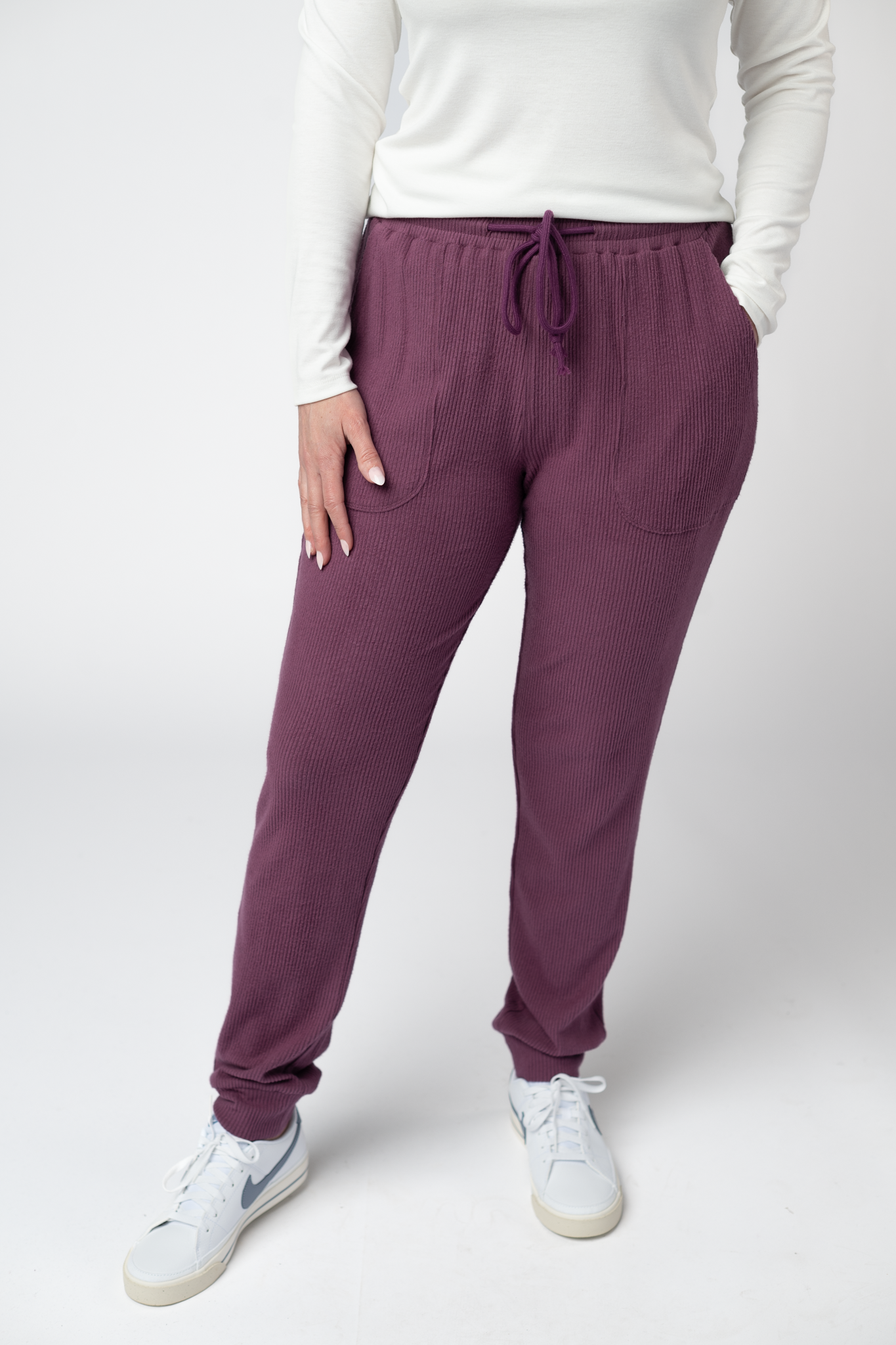 Corrine Joggers - Plum