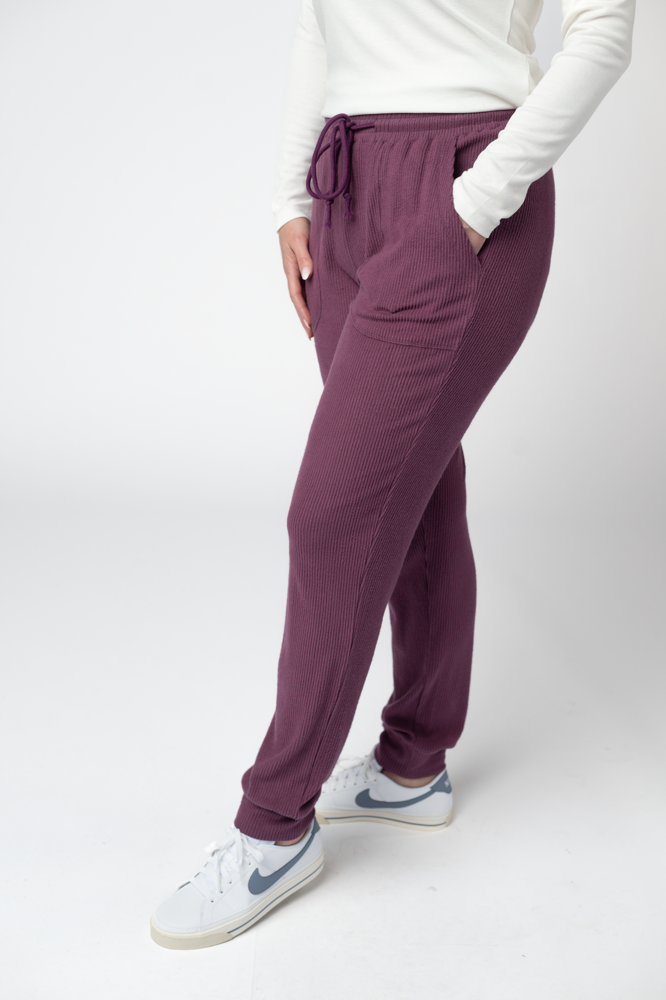 Corrine Joggers - Plum