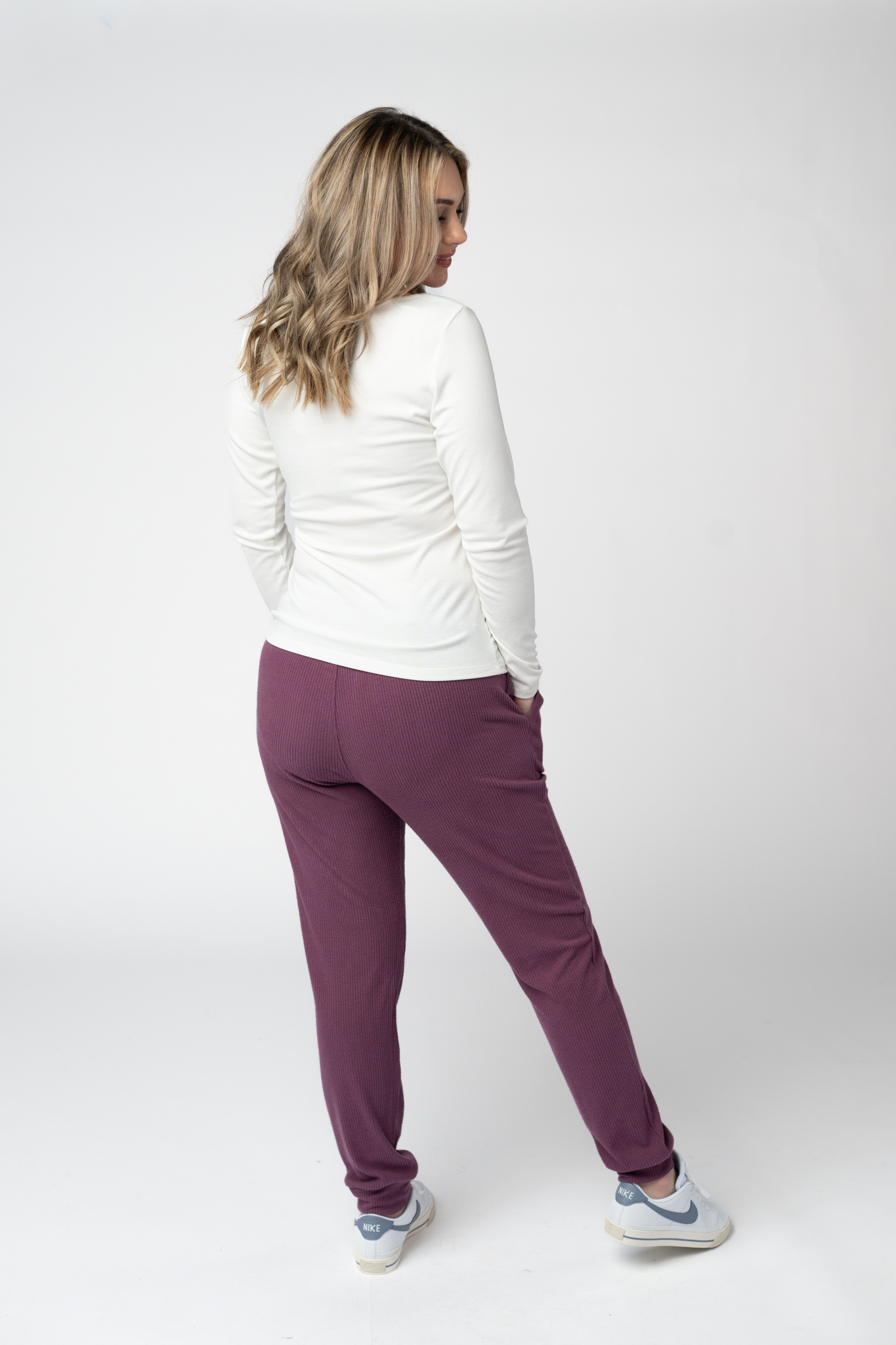 Corrine Joggers - Plum