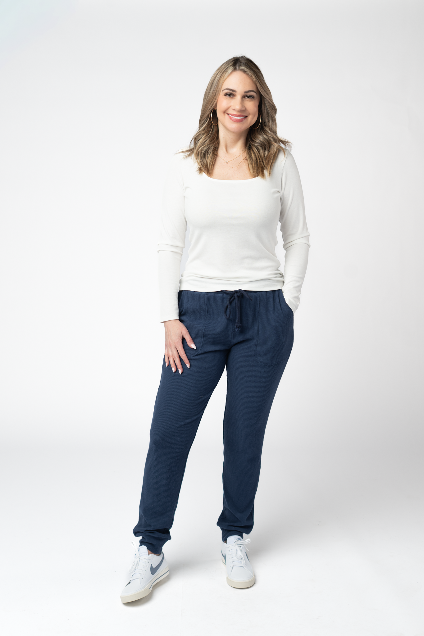 Corrine Joggers - Navy