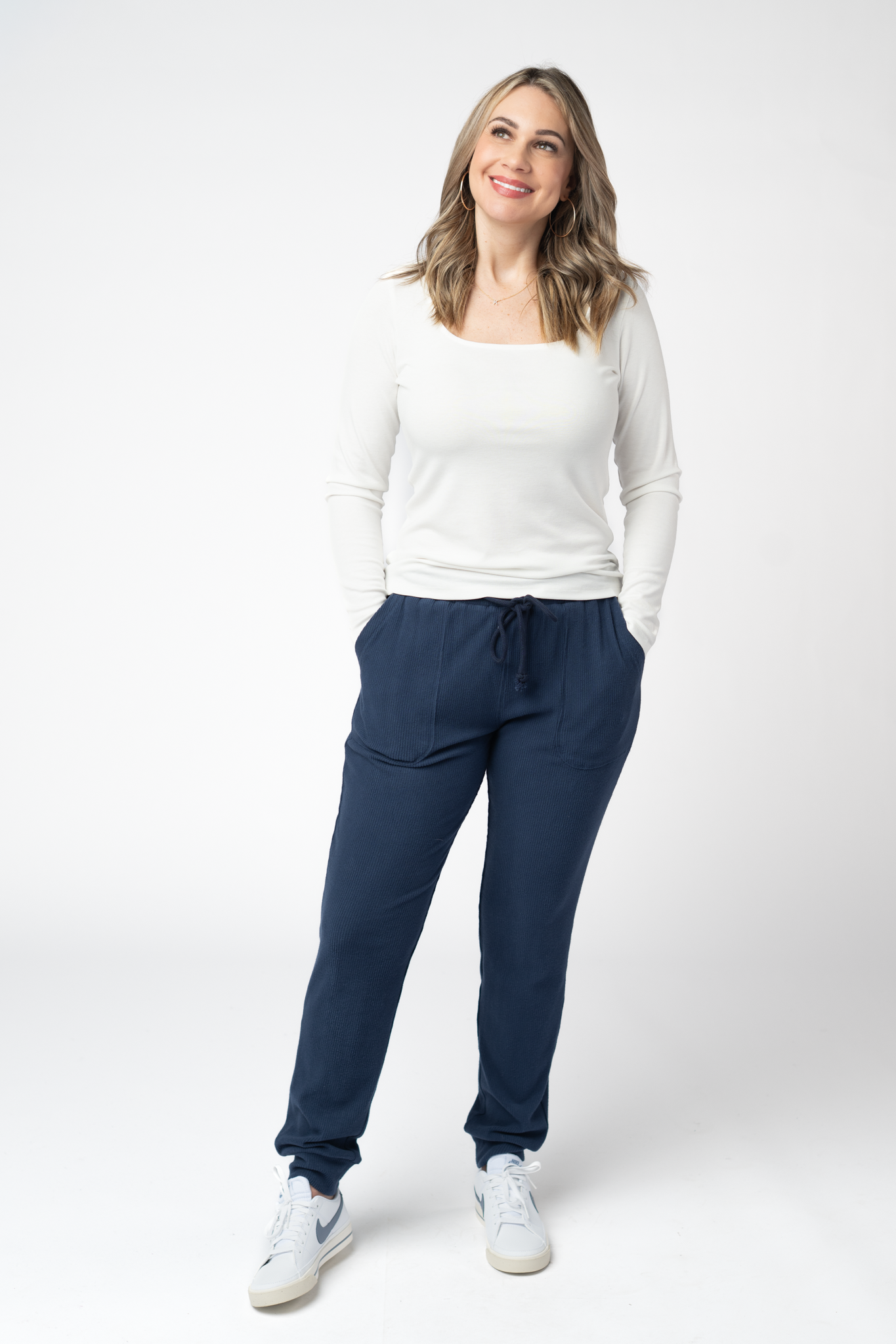Corrine Joggers - Navy