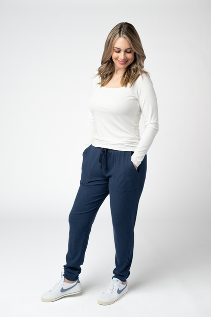 Corrine Joggers - Navy