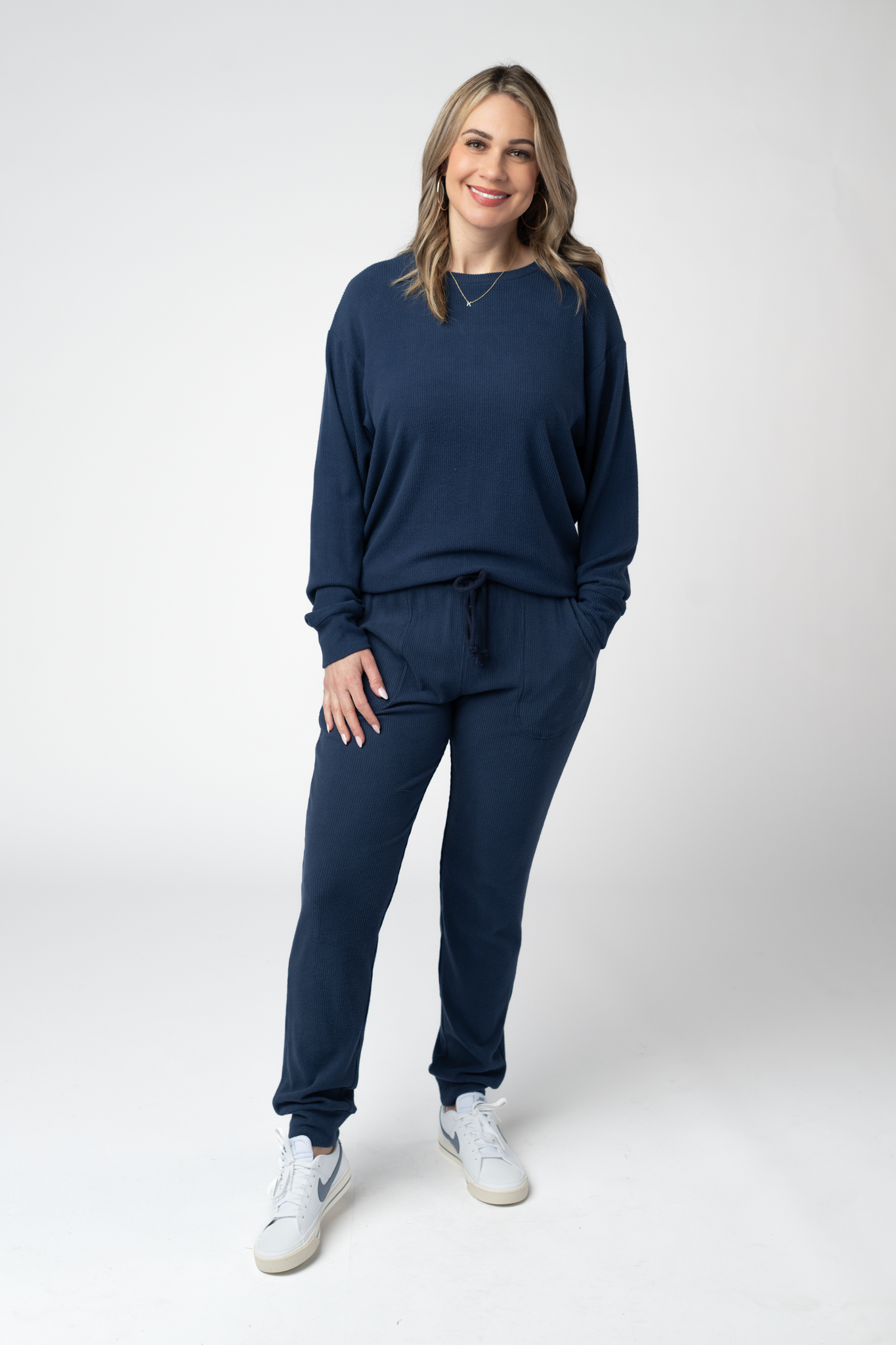 Corrine Joggers - Navy