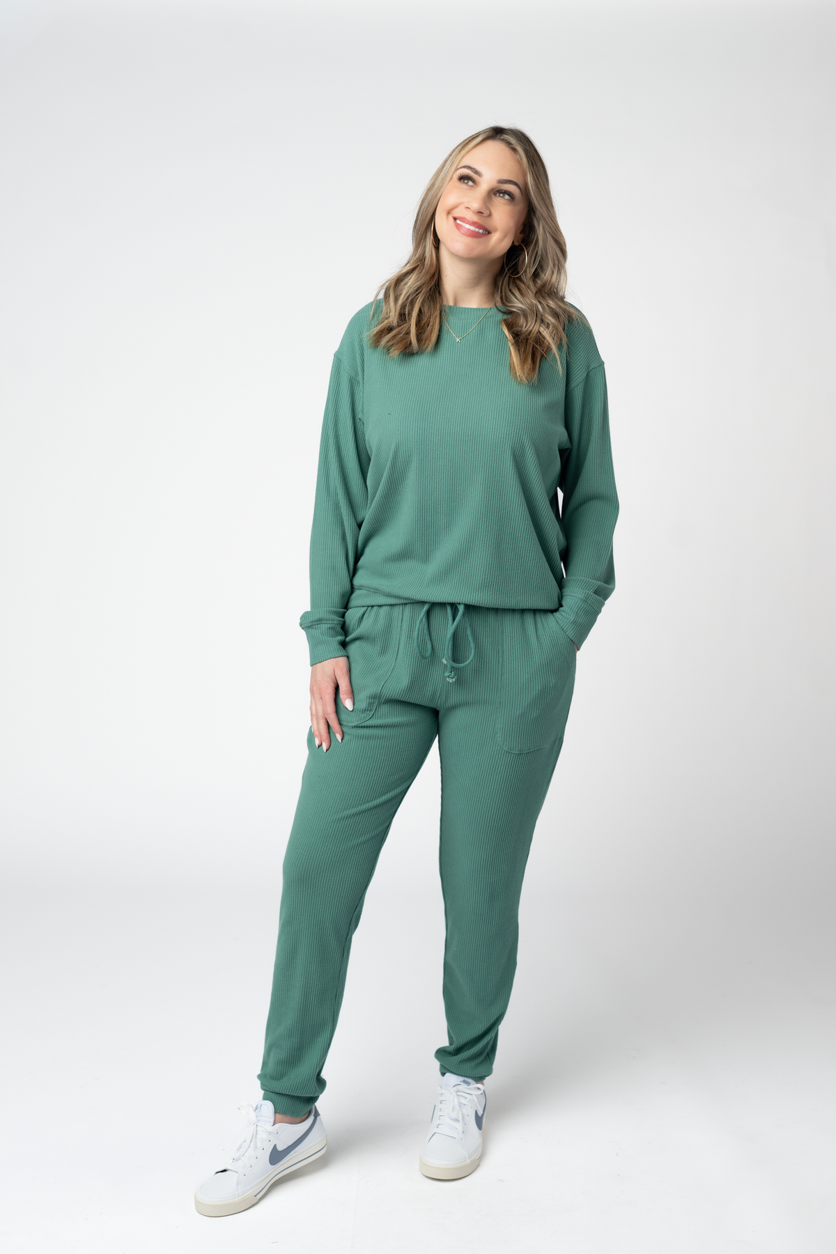 Corrine Joggers - Fern