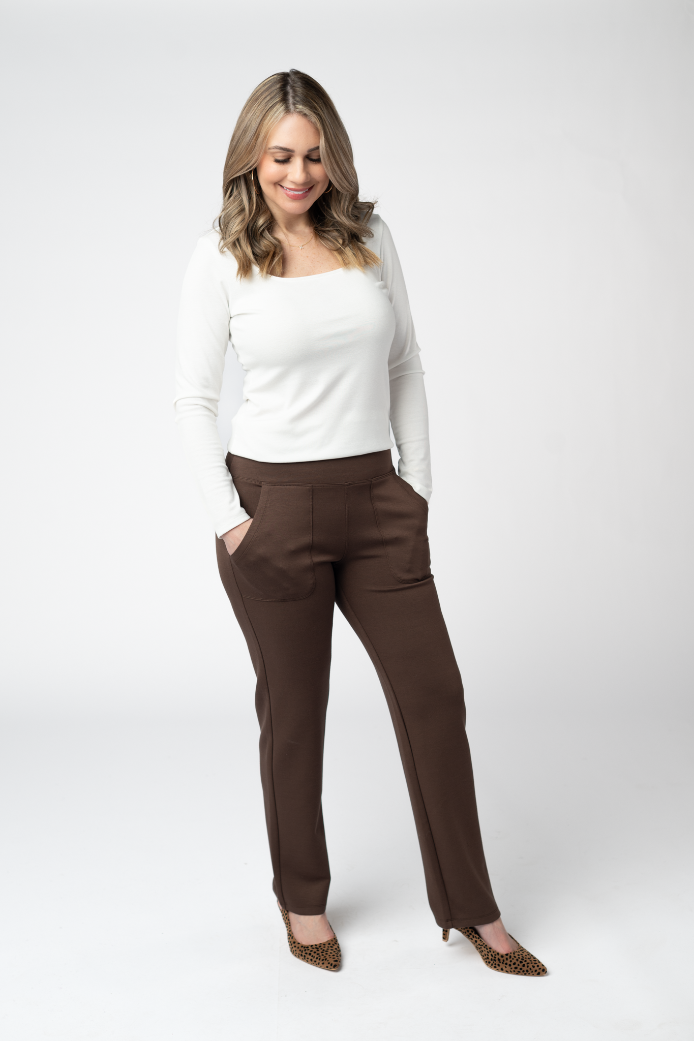 Luxe Ankle Bottoms- Brown