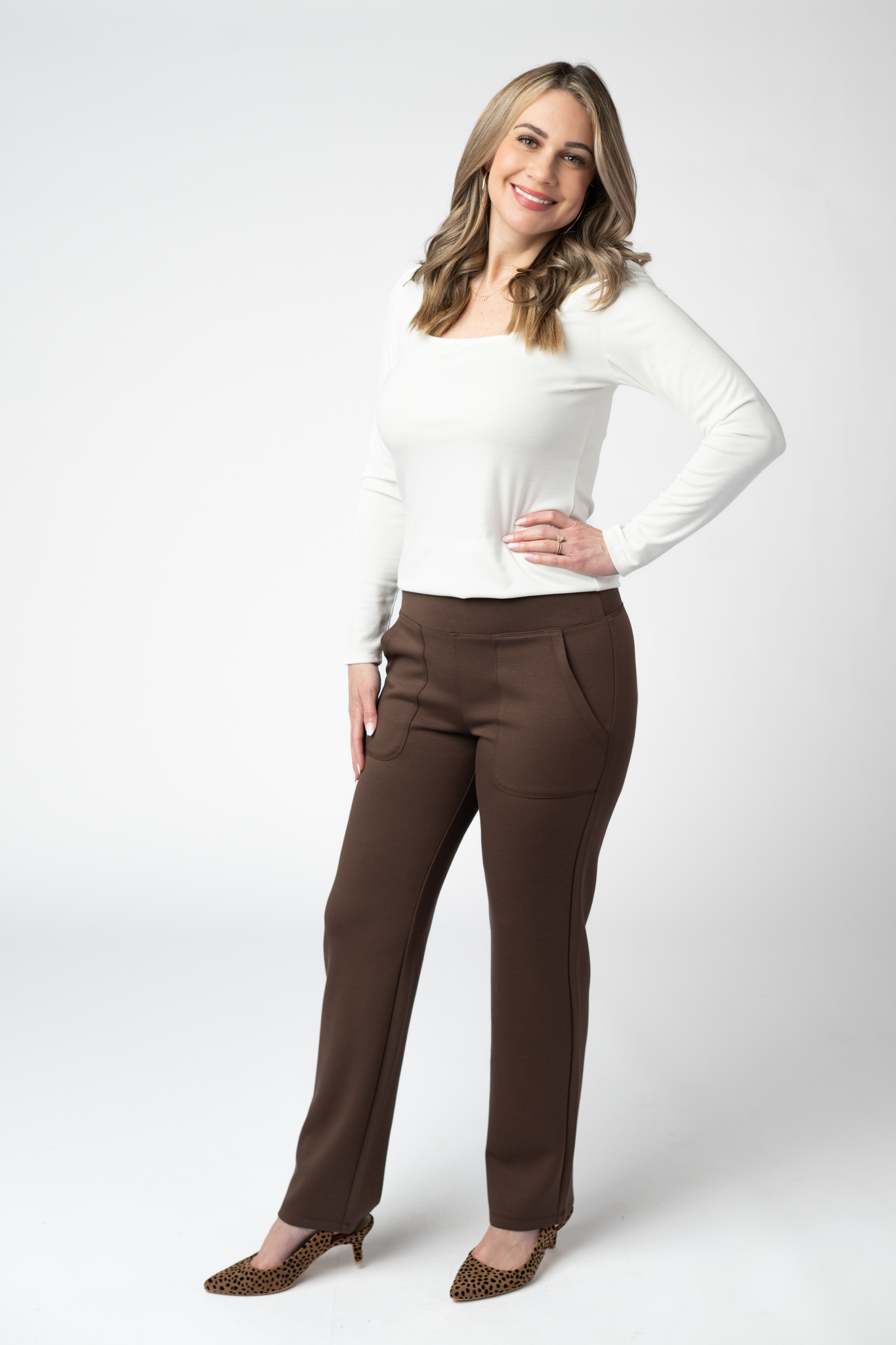 Luxe Ankle Bottoms- Brown