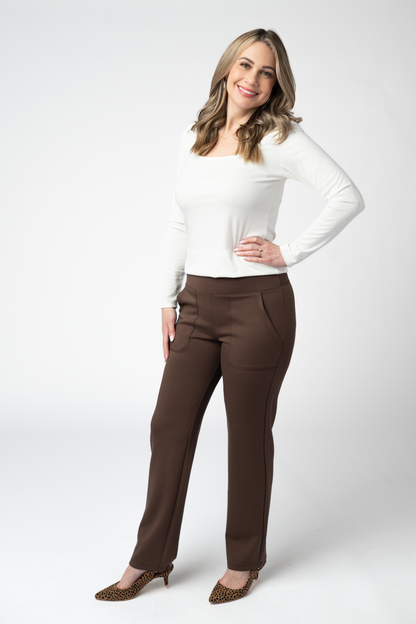 Luxe Ankle Bottoms- Brown