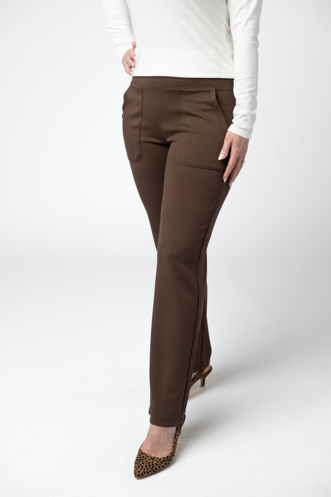 Luxe Ankle Bottoms- Brown
