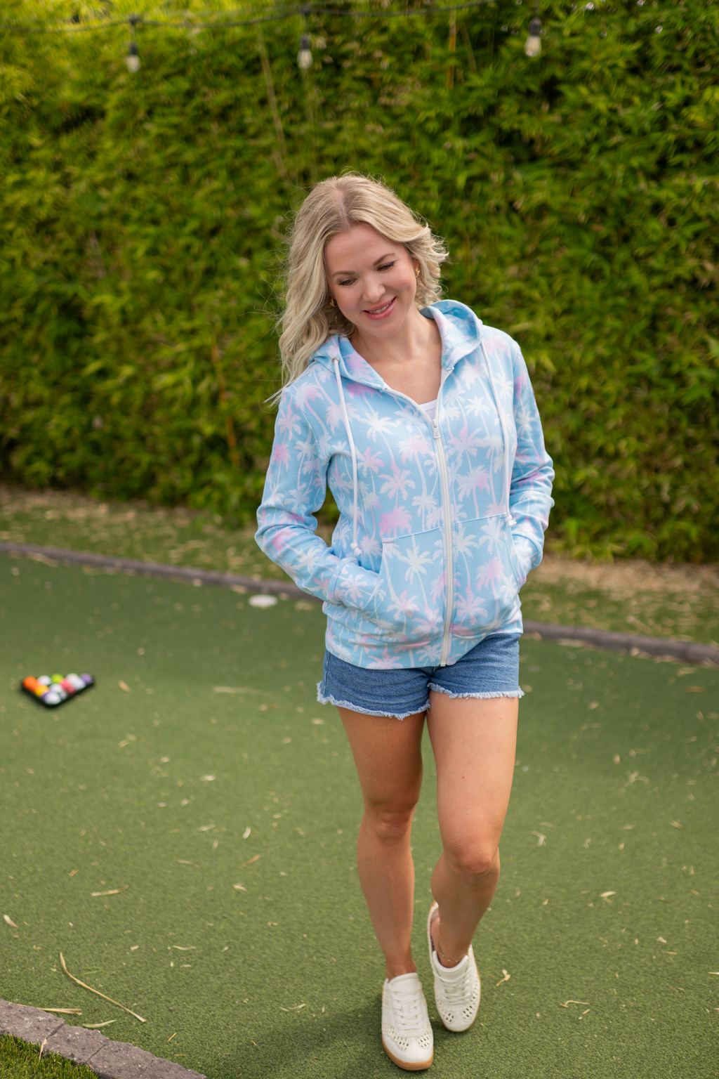 Fullzip Hoodie - Aqua Palm